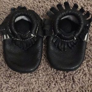 Black moccasins
